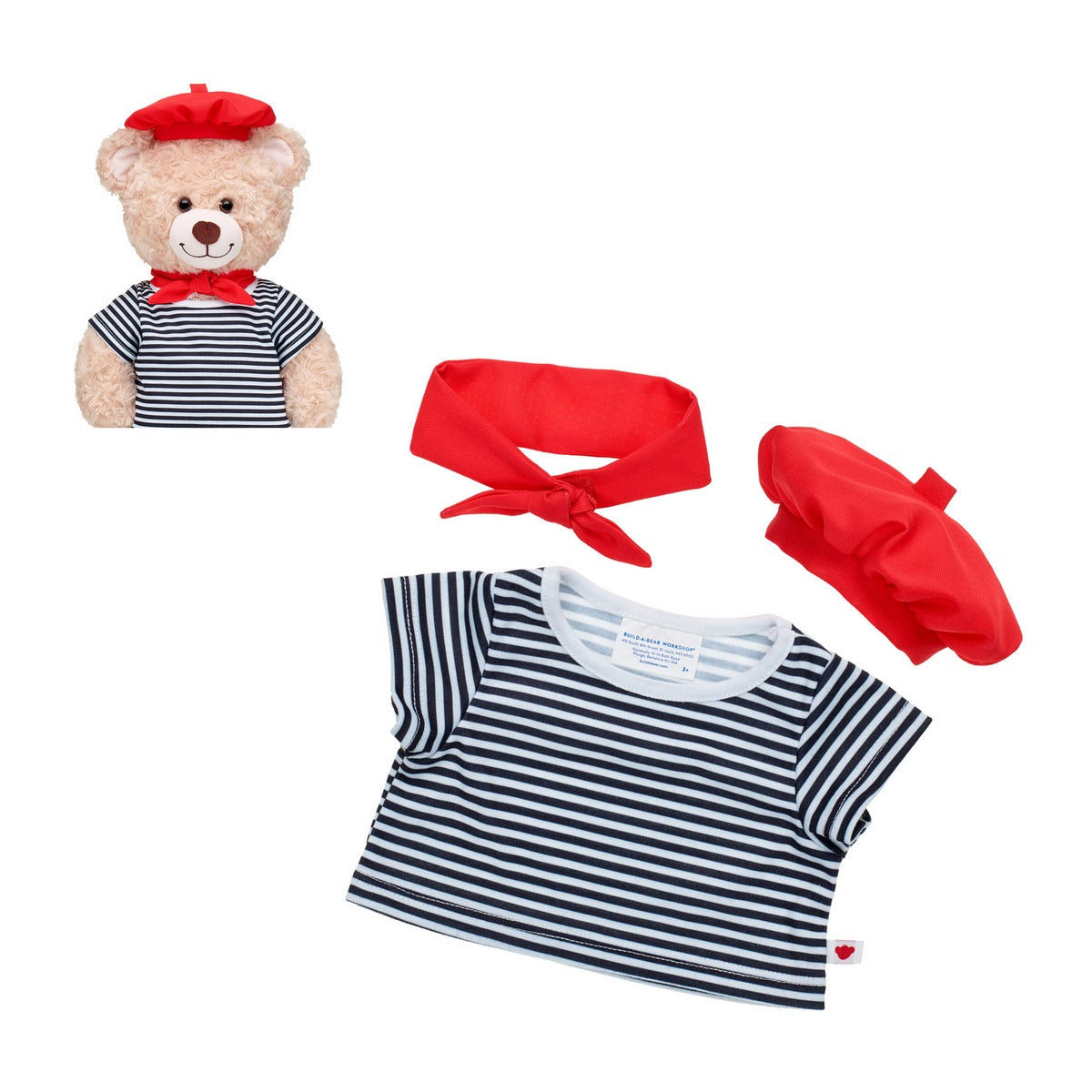 Polera Y Boina Build-A-Bear